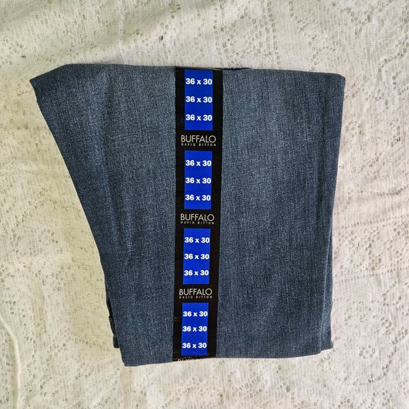 NWT Buffalo David Bitton Jackson-X Straight Stretch Denim Men's Size 36x30 - Picture 4 of 4
